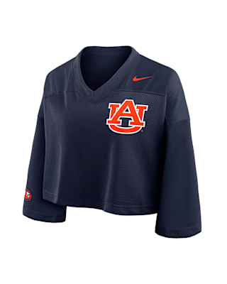 Женские джерси Auburn Jersey Nike Dri-FIT College Cropped Top
