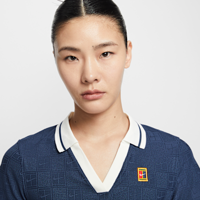 เสื้อเทนนิสโปโลเอวลอยผู้หญิงคอลเลกชัน Dri-FIT NikeCourt Court