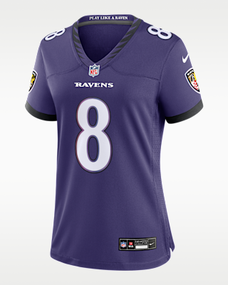 Женские джерси Lamar Jackson Baltimore Ravens Nike NFL Game Jersey