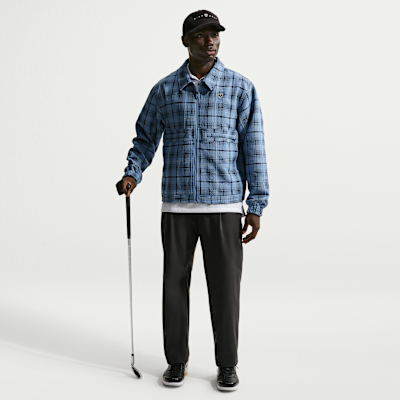 Nike Tartan Bol Kesimli Erkek Golf Ceketi görsel 4
