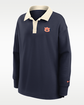 Женские Auburn Academic Nike Dri-FIT Oversized Long-Sleeve Polo