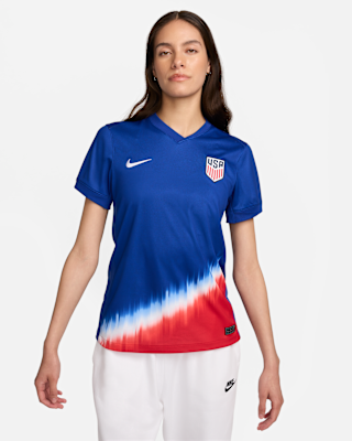 Женские джерси USMNT 2024 Stadium Away Nike Dri-FIT Soccer Replica Jersey
