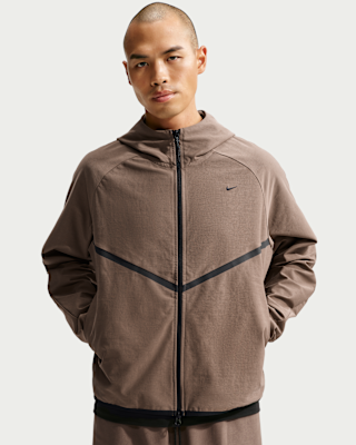 Мужская куртка Nike Tech Shori Knit Full-Zip Windrunner для бега