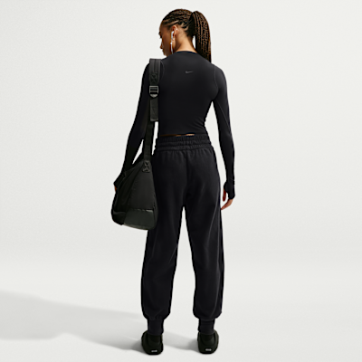Nike One Therma-FIT Normal Belli Fleece Kadın Jogger görsel 5