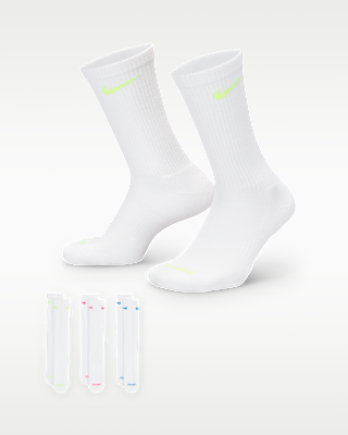 Unisex носки Nike Everyday Plus Cushioned Training Crew Socks (3 Pairs) для тренировок