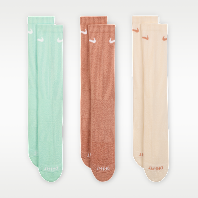 Nike Everyday Plus Cushioned Training Crew Socks (3 Pairs)