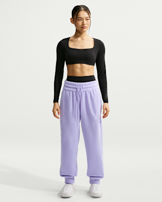 Женские спортивные штаны Nike One Therma-FIT Mid-Rise Fleece Joggers