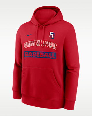 Мужское худи Dominican Republic National Baseball Team 2026 World Baseball Classic Club Nike Pullover Hoodie