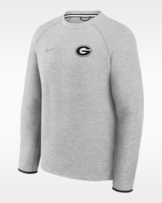 Мужские  Georgia Tech Fleece Nike College Pullover Crew