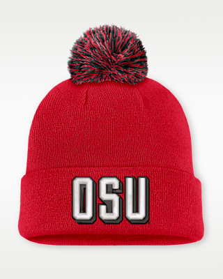 Женские  Ohio State Peak Nike College Cuffed Beanie