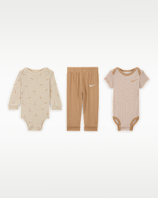 Детские  Nike Baby (0-9M) 3-Piece Bodysuits and Pants Set