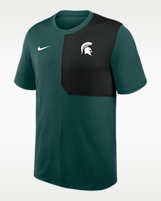 Мужские  Michigan State Sideline Coach Nike Dri-FIT College Top