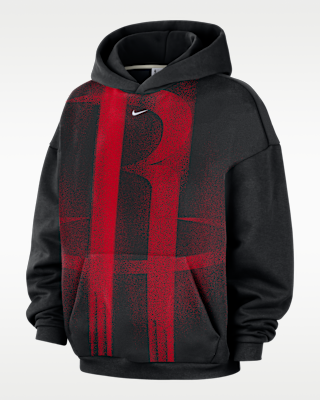 Мужское худи Houston Rockets Standard Issue NBA Nike Fleece Basketball Hoodie для баскетбола