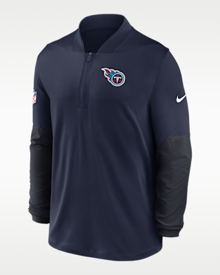 Мужские  Tennessee Titans Feel The Pressure Nike Dri-FIT NFL 1/2-Zip Top