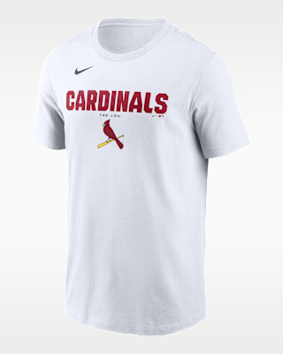 Мужская футболка St. Louis Cardinals Bold Team Name Nike MLB
