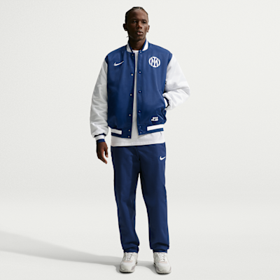 Nike Inter Milan Authentics Deplasman Nike Dugout Erkek Futbol Ceketi görsel 4
