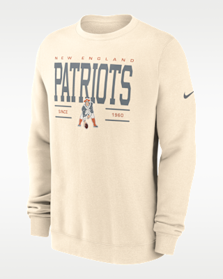Мужские  New England Patriots Club Nike NFL Pullover Crew