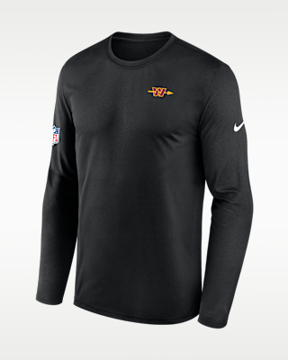 Мужская футболка Washington Commanders Alt Legend Small Logo Nike Dri-FIT NFL Long-Sleeve