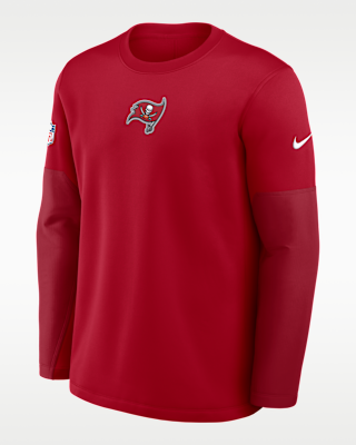 Мужская футболка Tampa Bay Buccaneers Scripted To Win Sideline Coach Nike Therma-FIT NFL Long-Sleeve