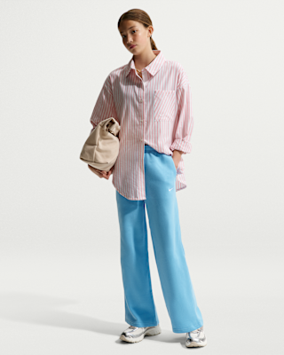 Детские  Nike Sportswear Studio Fleece Girls' Open-Hem Pants