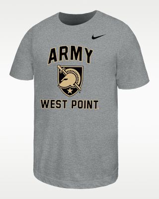 Детская футболка Army Black Knights Big Kids' Nike Football для футбола