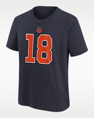 Детская футболка Caleb Williams Chicago Bears Rivalries Collection Big Kids' Nike NFL