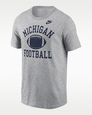 Мужская футболка Michigan Legacy Football Icon Nike College для футбола
