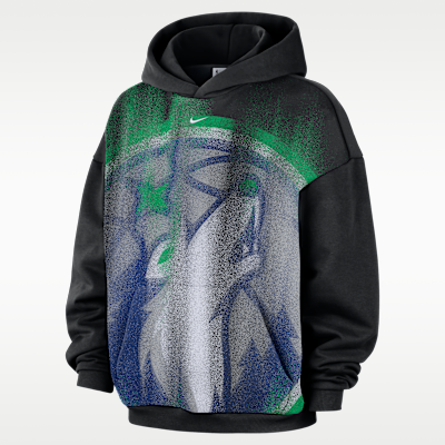 Nike Minnesota Timberwolves Standard Issue Fleece Kapüşonlu Erkek Basketbol Üstü