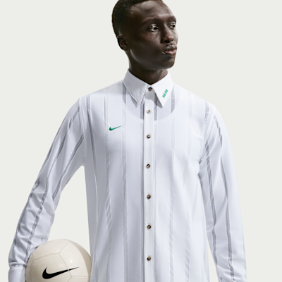 Nike Nijerya Energy Nike Erkek Önden Düğmeli Futbol Üstü
