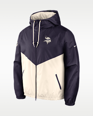 Мужская куртка Minnesota Vikings Rivalries Collection Windrunner Nike NFL Full-Zip для бега