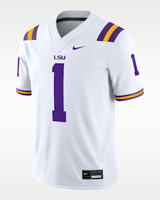 Мужские джерси LSU Nike Dri-FIT College Game Jersey