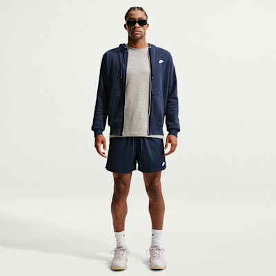 Nike Club Tam Boy Fermuarlı Fleece Erkek Kapüşonlu Üstü görsel 4