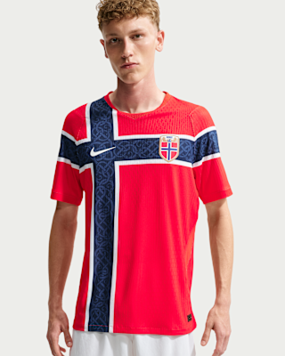 Мужские джерси Norway National Team 2026 Match Home Nike Aero-FIT Soccer Jersey