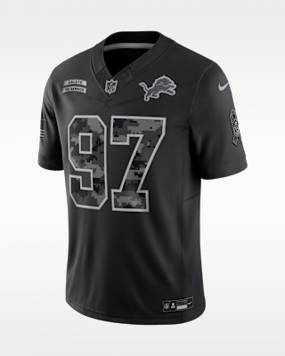 Мужские джерси Aidan Hutchinson Detroit Lions Salute to Service Nike Dri-FIT NFL Limited Jersey