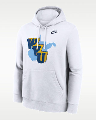 Мужское худи West Virginia 1965 Throwback Club Nike College Pullover Hoodie