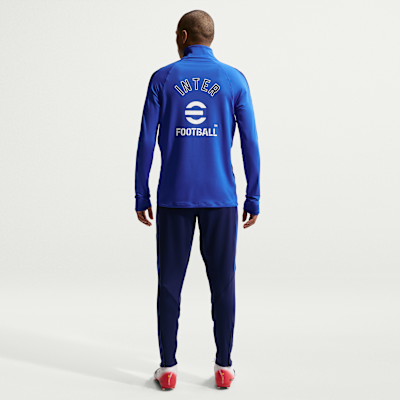 Nike Inter Milan Strike Nike Dri-FIT Örgü Erkek Futbol Eşofman Altı görsel 5