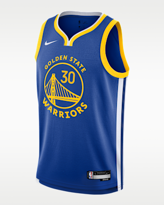 Детские джерси Stephen Curry Golden State Warriors 2023/24 Icon Edition Big Kids' Nike NBA Swingman Jersey