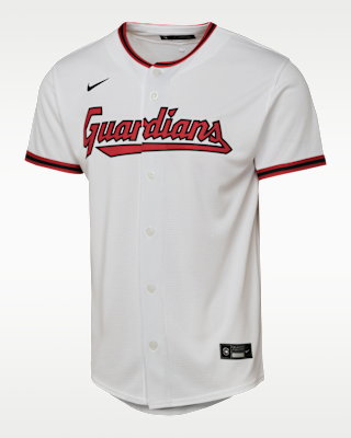 Детские джерси Jose Ramirez Cleveland Guardians Baseline Big Kids' Nike MLB Home Replica Jersey