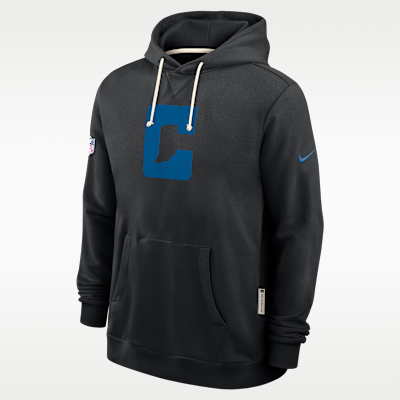 Indianapolis Colts Alt 2 Tight Coverage Sideline Men's Nike Dri-FIT NFL Pullover Hoodie