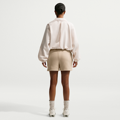 Nike Studio Fleece Orta Kalınlıkta Normal Belli Kadın Şortu görsel 5