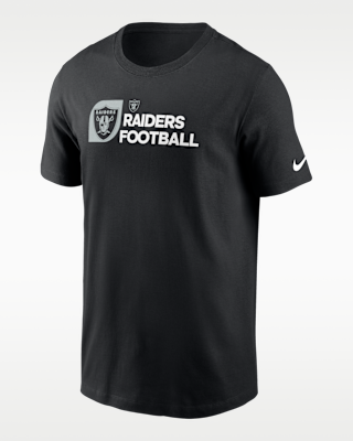 Мужская футболка Las Vegas Raiders Team Outline Essential Nike NFL