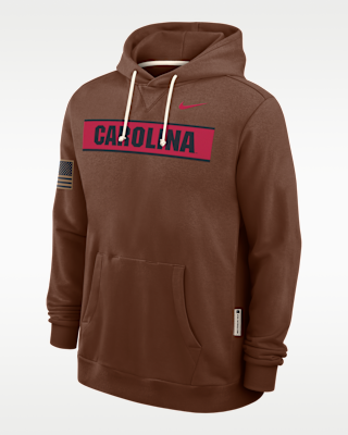 Мужские South Carolina 2026 Military Appreciation Nike Dri-FIT College Long-Sleeve Hooded Top