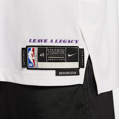 ロサンゼルス レイカーズ アソシエーション エディション メンズ ナイキ Dri-FIT ADV NBA オーセンティック ジャージー