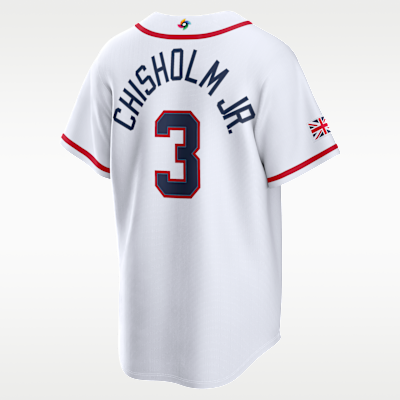 Jazz Chisholm Jr. Great Britain National Baseball Team 2026 World Baseball Classic Men's Nike Stadium Jersey