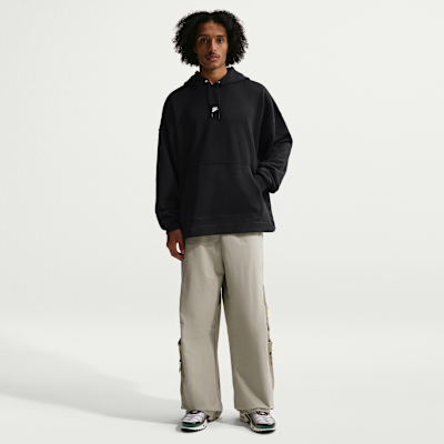 Nike Sportswear Club Oversize Fransız Havlu Kumaşı Erkek Kapüşonlu Sweatshirt'ü görsel 4