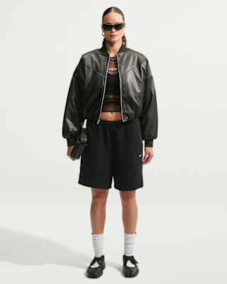 Женские  Nike Studio Fleece Medium Weight Oversized High-Rise Cargo Pants