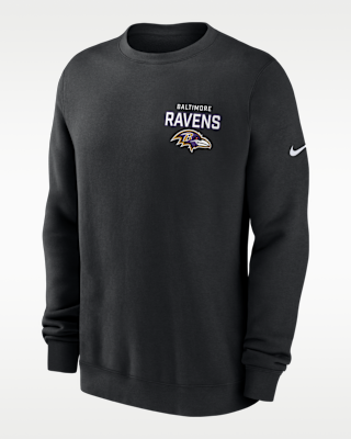 Мужские  Baltimore Ravens Draw Block Club Nike NFL Pullover Crew