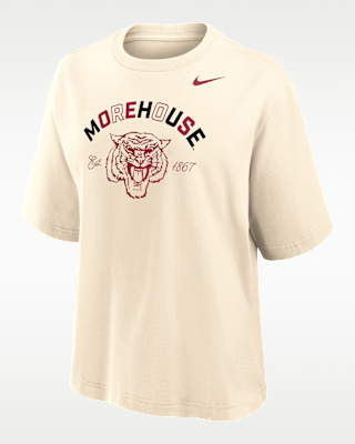 Женская футболка Nike College (Morehouse College) Boxy Cotton