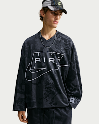 Мужские джерси Nike Air Long-Sleeve All-Over-Print Jersey