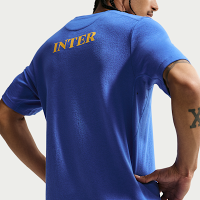 Nike Inter Milan Primary Nike Dri-FIT Erkek Futbol Tişörtü görsel 2